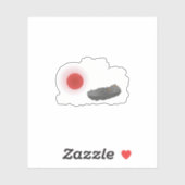 Sticker en vinyle coupé sur mesure (Feuille)