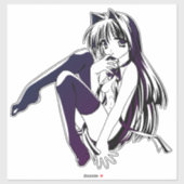 Sticker en vinyle coupé sur mesure (Feuille)