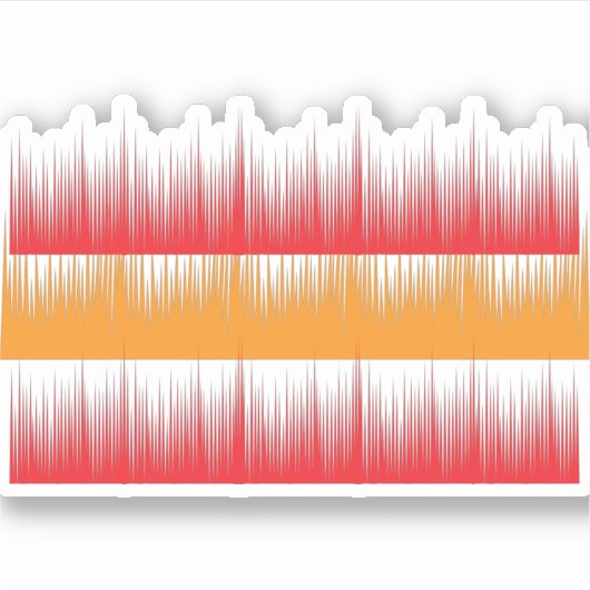 Sticker en vinyle coupé sur mesure (Devant)