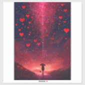 Sticker en vinyle coupé sur mesure (Feuille)