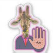 Sticker en vinyle coupé sur mesure (Devant)