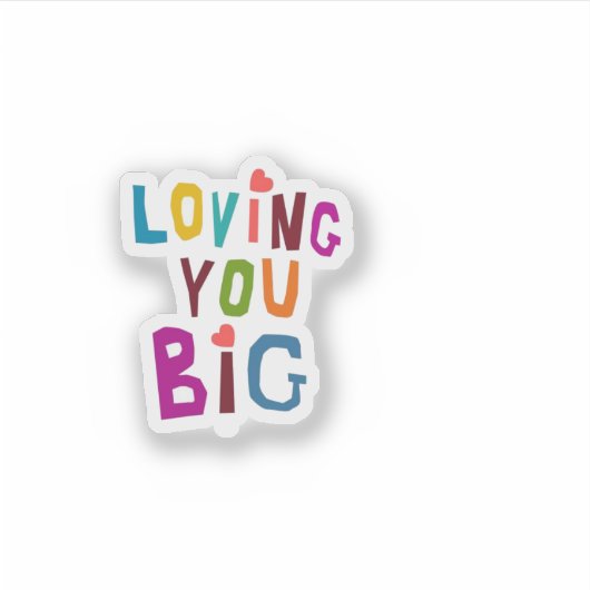 Sticker en vinyle coupé sur mesure (Devant)