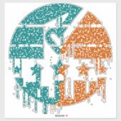 Sticker en vinyle coupé sur mesure (Feuille)