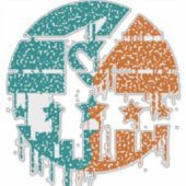 Sticker en vinyle coupé sur mesure (Devant)