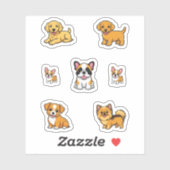 Sticker en vinyle coupé sur mesure (Feuille)