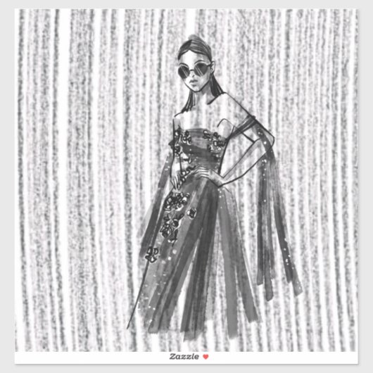 Sticker en vinyle coupé sur mesure (Feuille)