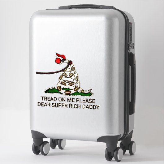 Sticker en vinyle coupé sur mesure (Sur valise)