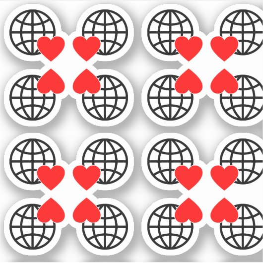 Sticker en vinyle coupé sur mesure (Devant)