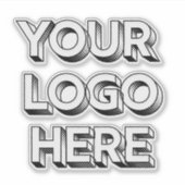 Sticker en vinyle coupé sur mesure (Devant)