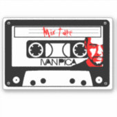 Sticker en vinyle coupé sur mesure (Devant)