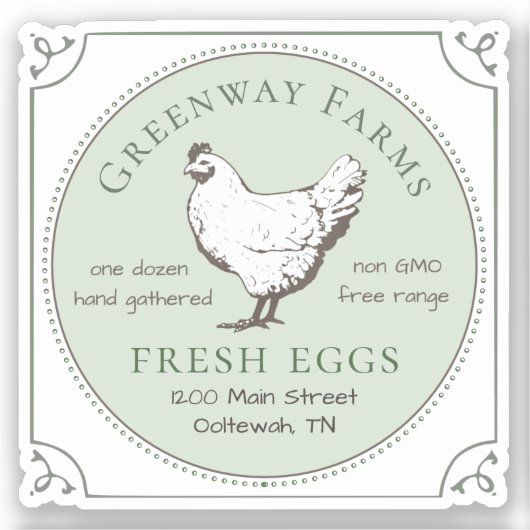 Sticker en vinyle coupé sur mesure (Recto)