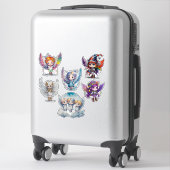 Sticker en vinyle coupé sur mesure (Sur valise)