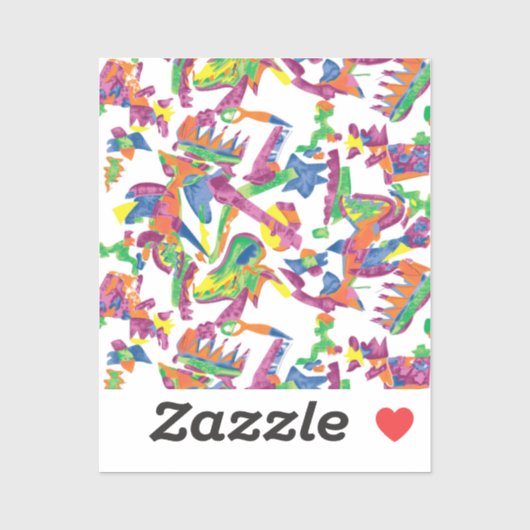 Sticker en vinyle coupé sur mesure (Feuille)