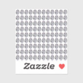 Sticker en vinyle coupé sur mesure (Feuille)