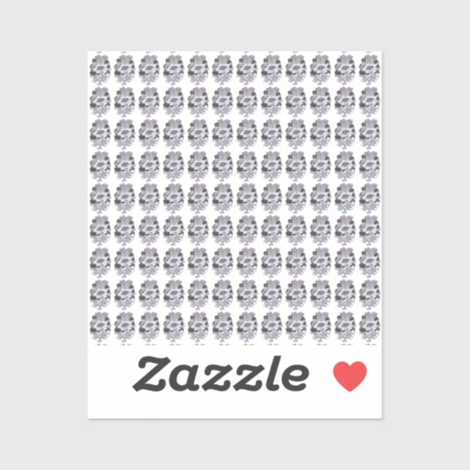 Sticker en vinyle coupé sur mesure (Feuille)