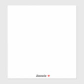 Sticker en vinyle coupé sur mesure (Feuille)