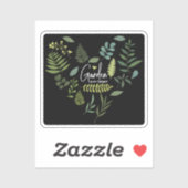 Sticker en vinyle coupé sur mesure (Feuille)