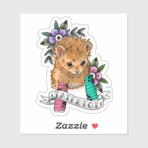 Sticker en vinyle coupé sur mesure, autocollant mè