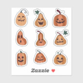 Sticker en vinyle coupé sur mesure Citrouille d'Ha (Feuille)