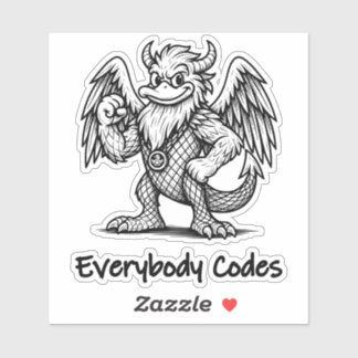 Sticker en vinyle coupé sur mesure de Dra et de Ca