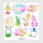 Sticker en vinyle coupé sur mesure de la collectio (Feuille)