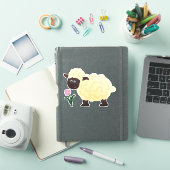 Sticker en vinyle coupé sur mesure de l'agneau sou (Couverture iPad)
