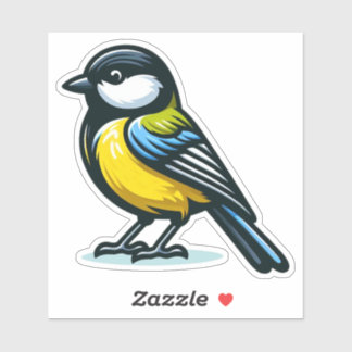 Sticker en vinyle coupé sur mesure de l'oiseau Gre