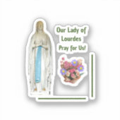 Sticker en vinyle coupé sur mesure de Notre-Dame d (Recto)