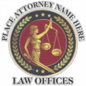 Sticker en vinyle coupé sur mesure du bureau du dr (Devant)