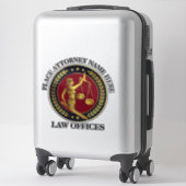 Sticker en vinyle coupé sur mesure du bureau du dr (Sur valise)