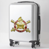 Sticker en vinyle coupé sur mesure du roi de batai (Sur valise)