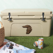 Sticker en vinyle coupé sur mesure en bronze Borzo (Glacière)