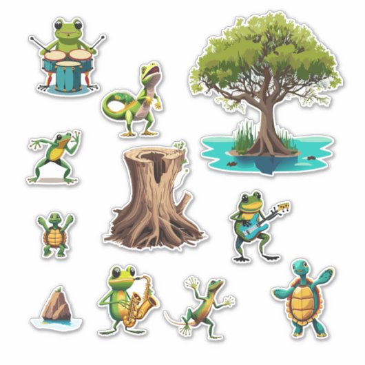 Sticker en vinyle coupé sur mesure "Fête de danse  (Devant)