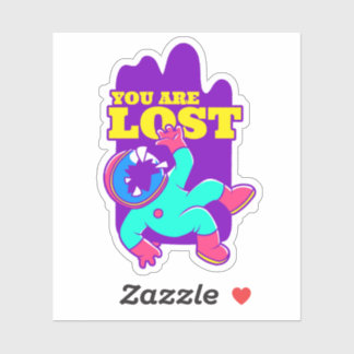 Sticker en vinyle coupé sur mesure LOST SPACE