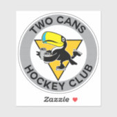 Sticker en vinyle coupé sur mesure pour deux boîte (Feuille)