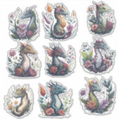 Sticker en vinyle coupé sur mesure pour dragons fl (Devant)