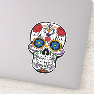 Sticker en vinyle coupé sur mesure pour le crâne d