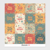 Sticker en vinyle coupé sur mesure pour le Nouvel  (Feuille)