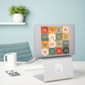 Sticker en vinyle coupé sur mesure pour le Nouvel (Ordinateur portable sur le bureau)