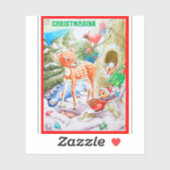 Sticker en vinyle coupé sur mesure pour les enfant (Feuille)