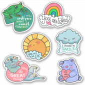 Sticker en vinyle coupé sur mesure pour les enfant (Devant)