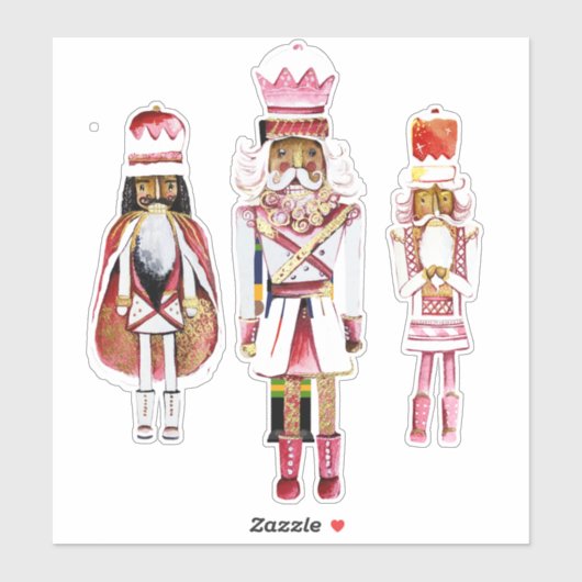 Sticker en vinyle coupé sur mesure pour Nutcracker (Feuille)