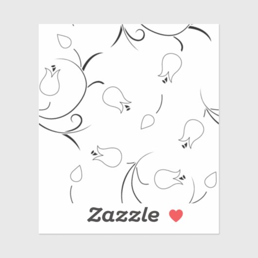 Sticker en vinyle coupé sur mesure pour oie grise (Feuille)