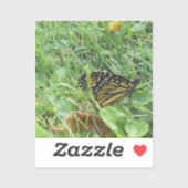 Sticker en vinyle coupé sur mesure pour papillon M (Feuille)