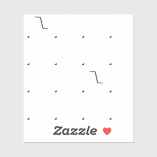 Sticker en vinyle coupé sur mesure pour point, pou