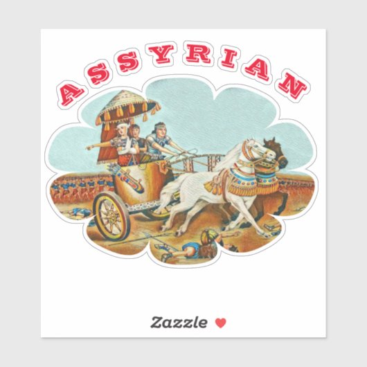 Sticker en vinyle coupé sur mesure Queen Shamiram (Feuille)