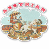 Sticker en vinyle coupé sur mesure Queen Shamiram (Devant)