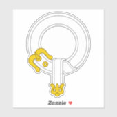 Sticker en vinyle coupé sur mesure SCA (Feuille)