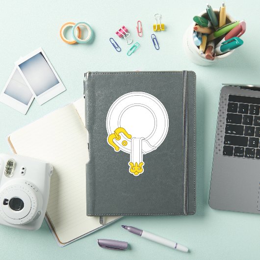 Sticker en vinyle coupé sur mesure SCA (Couverture iPad)