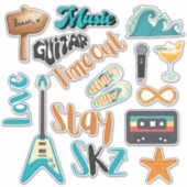 Sticker en vinyle coupé sur mesure SKZ Time Out (B (Devant)